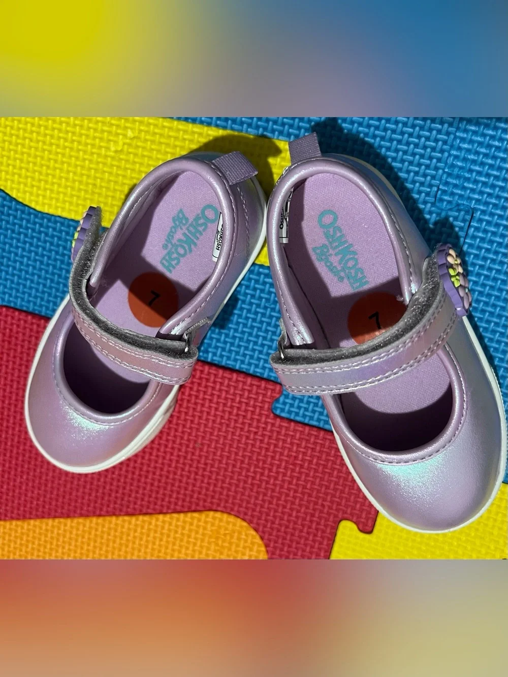 Girls' Shimmer Mary Jane Kids Shoes - Lilac